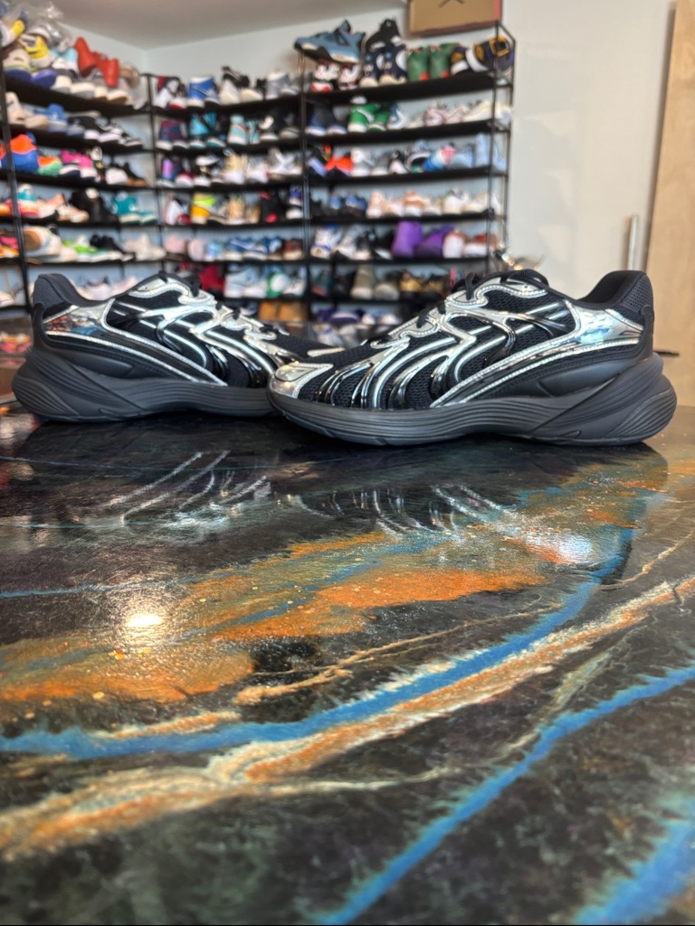 Puma Inverse Dimension Black/Grey/Silver 11M Brand Mew (NO BOX)